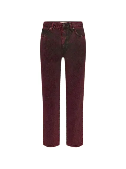FRAME The Hang acid-wash jeans