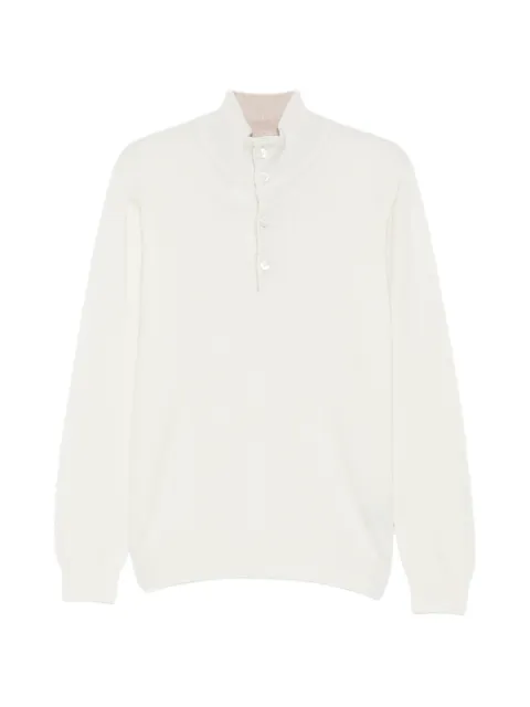 Della Ciana button-up high-neck sweater