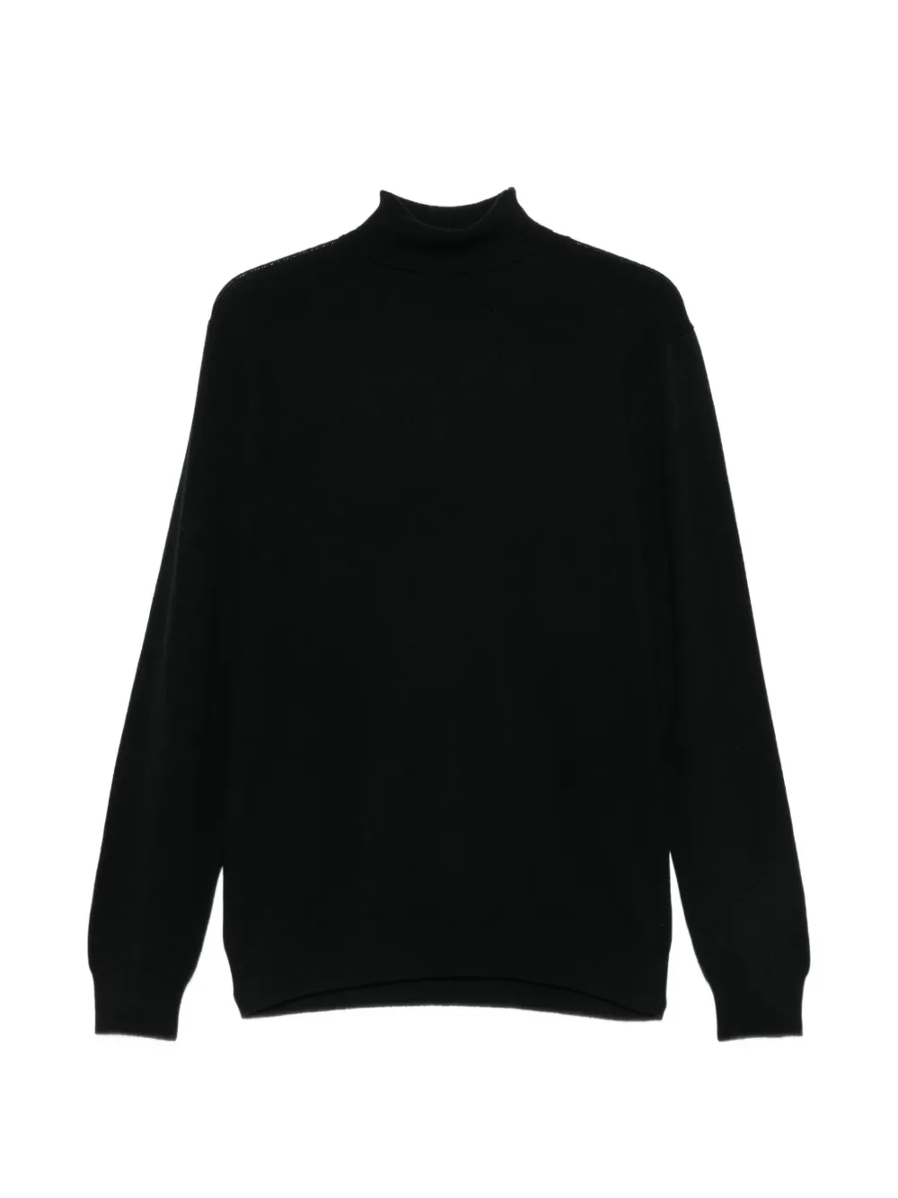 Della Ciana Roll-neck Knitted Sweater In Black