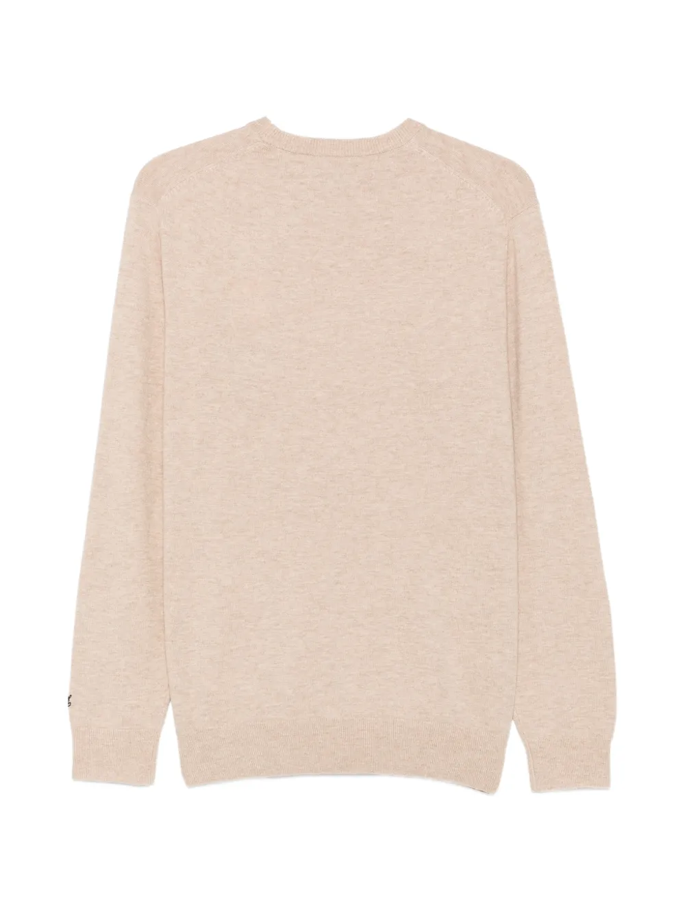 MC2 Saint Barth Heron embroidered crew-neck sweater Beige