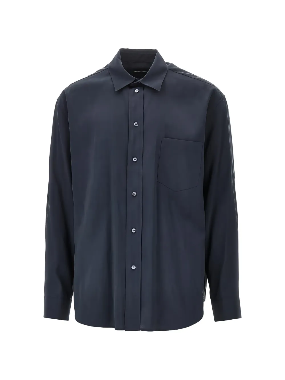 Emporio Armani chest-pocket long-sleeve shirt
