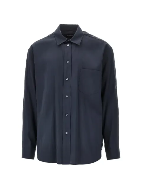 Emporio Armani chest-pocket long-sleeve shirt