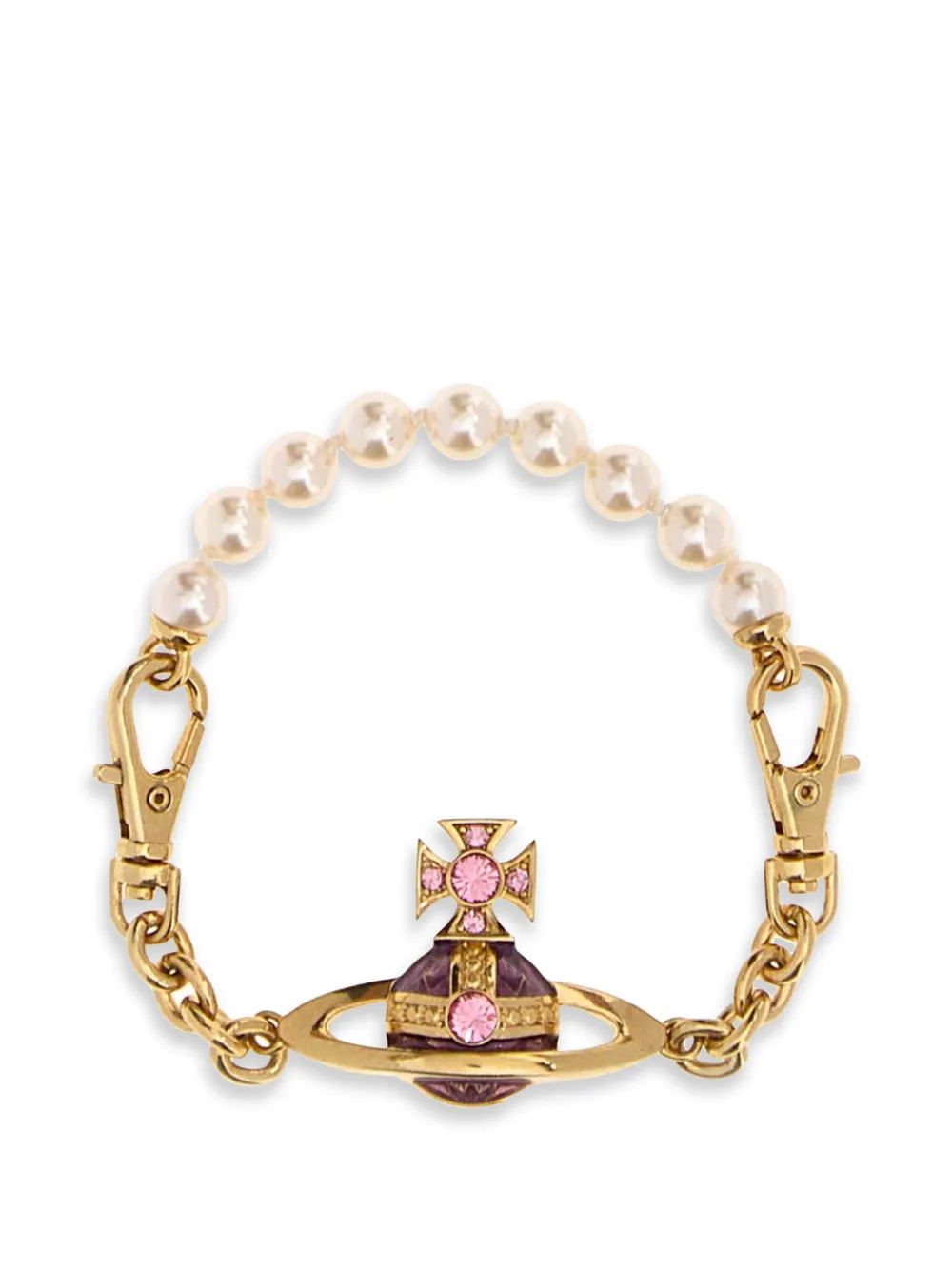 Vivienne Westwood Aida Bas Relief bracelet - Oro