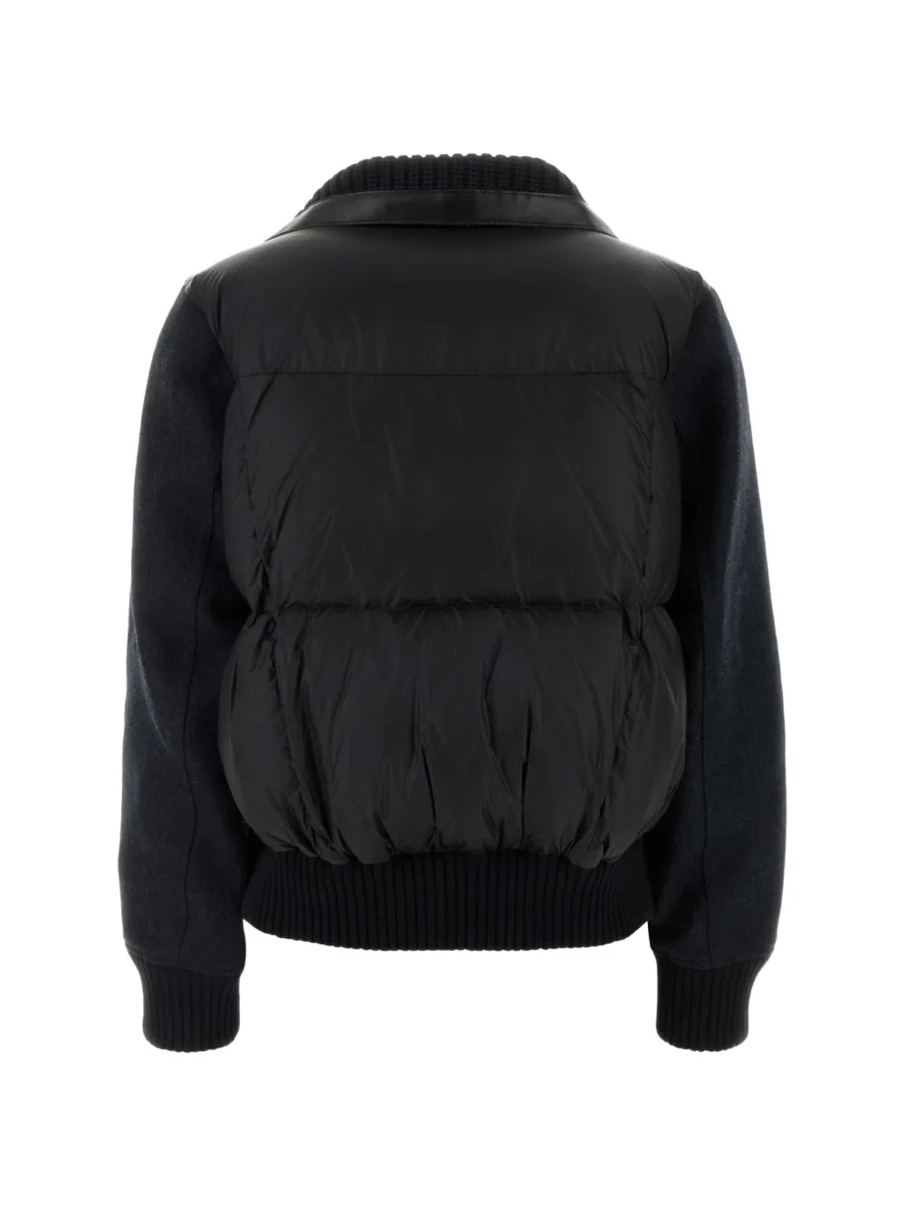 sacai Jack met gespkraag en vlakken Blauw