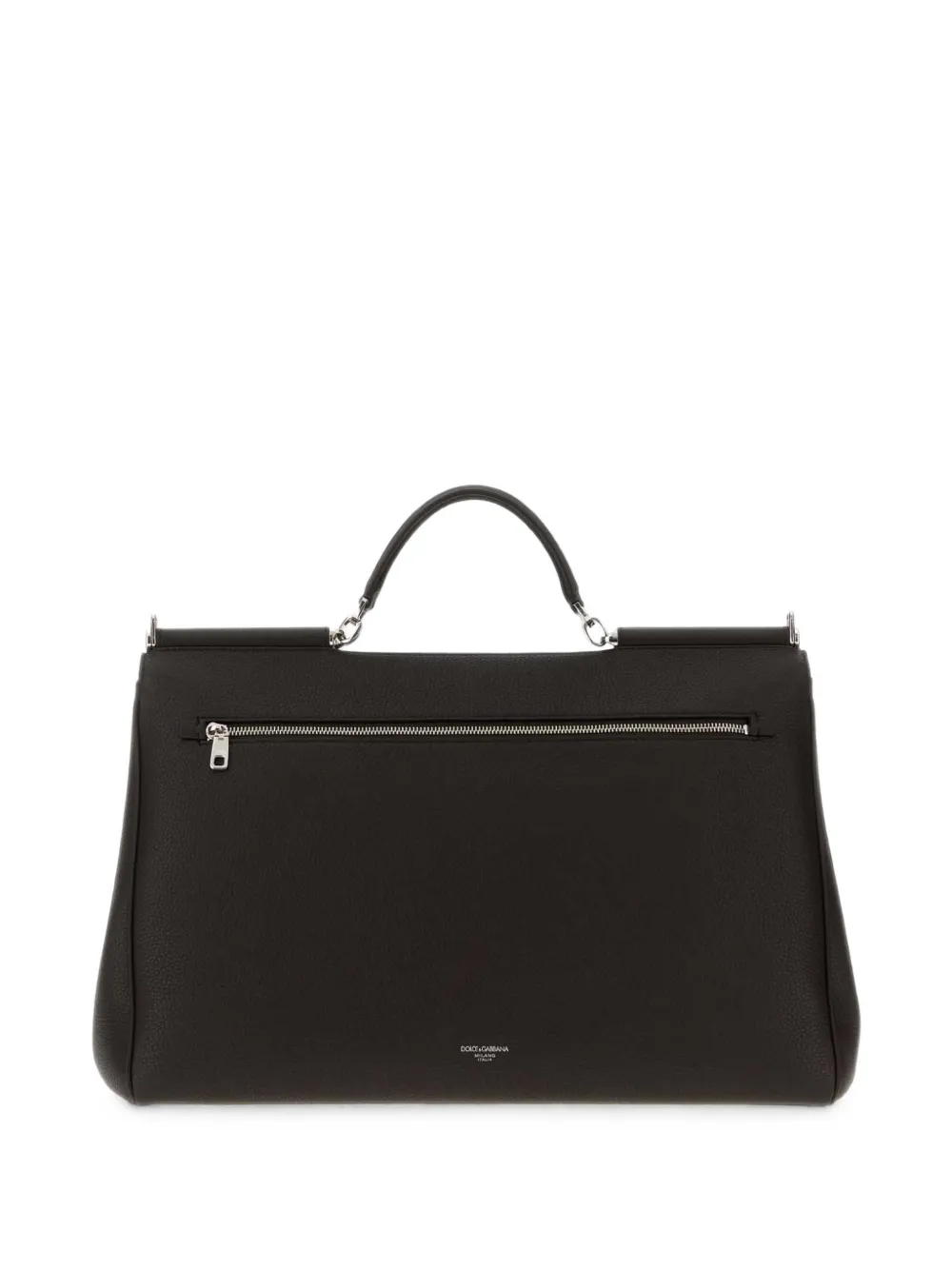 Dolce & Gabbana My Sicily shopper van bewerkt leer Bruin