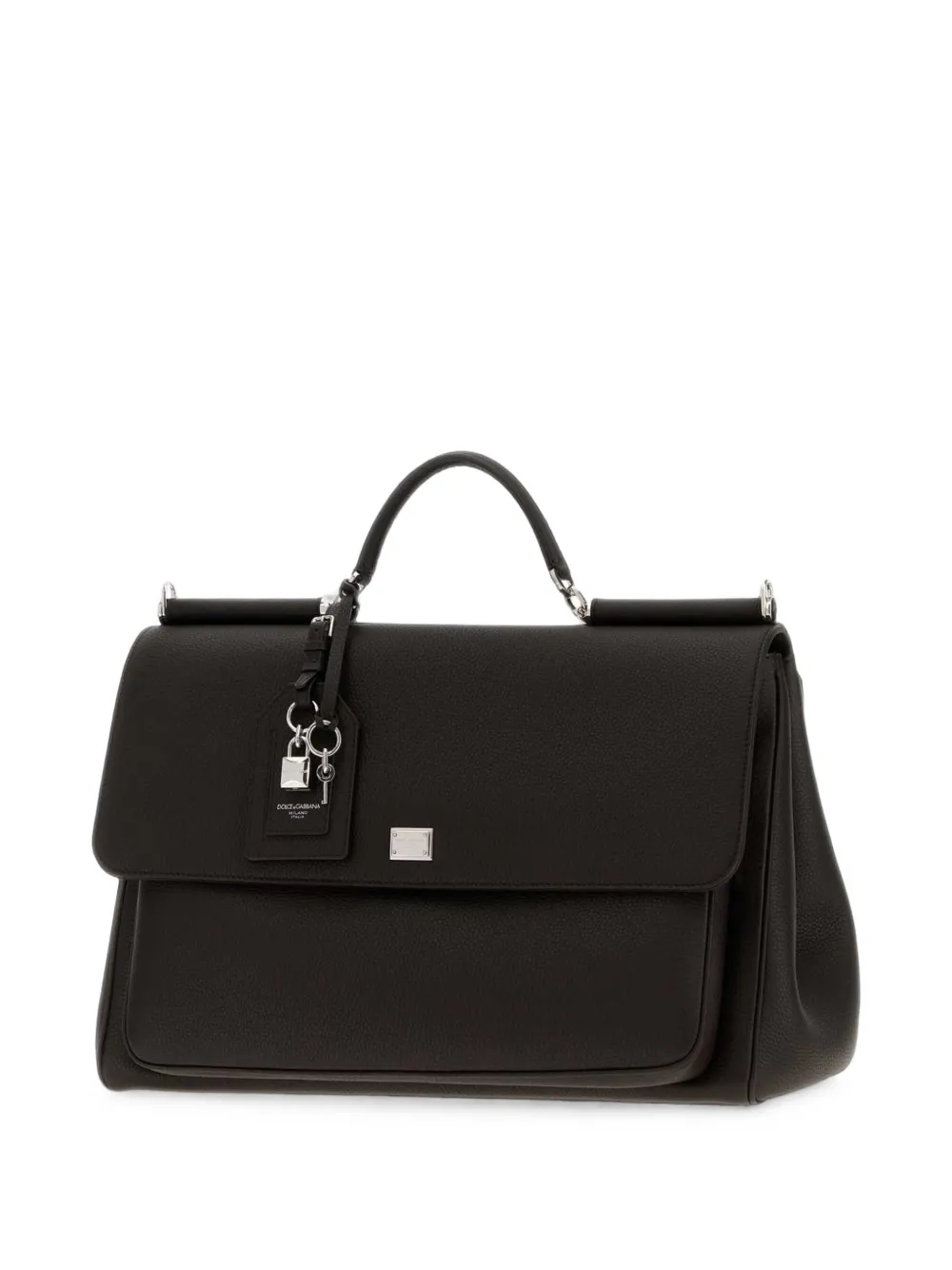 Dolce & Gabbana My Sicily shopper van bewerkt leer Bruin