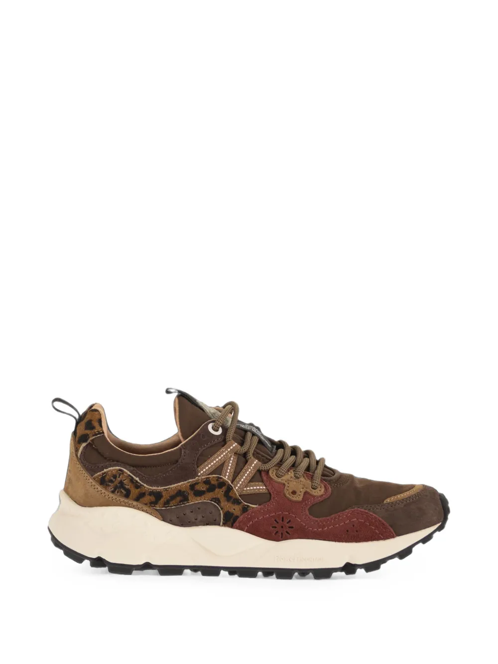 FLOWER MOUNTAIN Yamano 3 lace-up sneakers - Braun