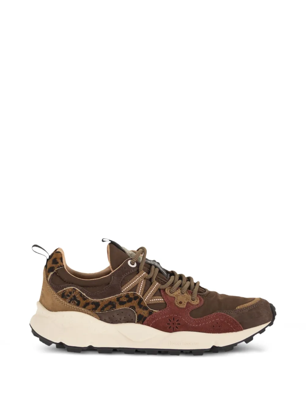 FLOWER MOUNTAIN Yamano 3 lace-up sneakers | Brown | Image 1