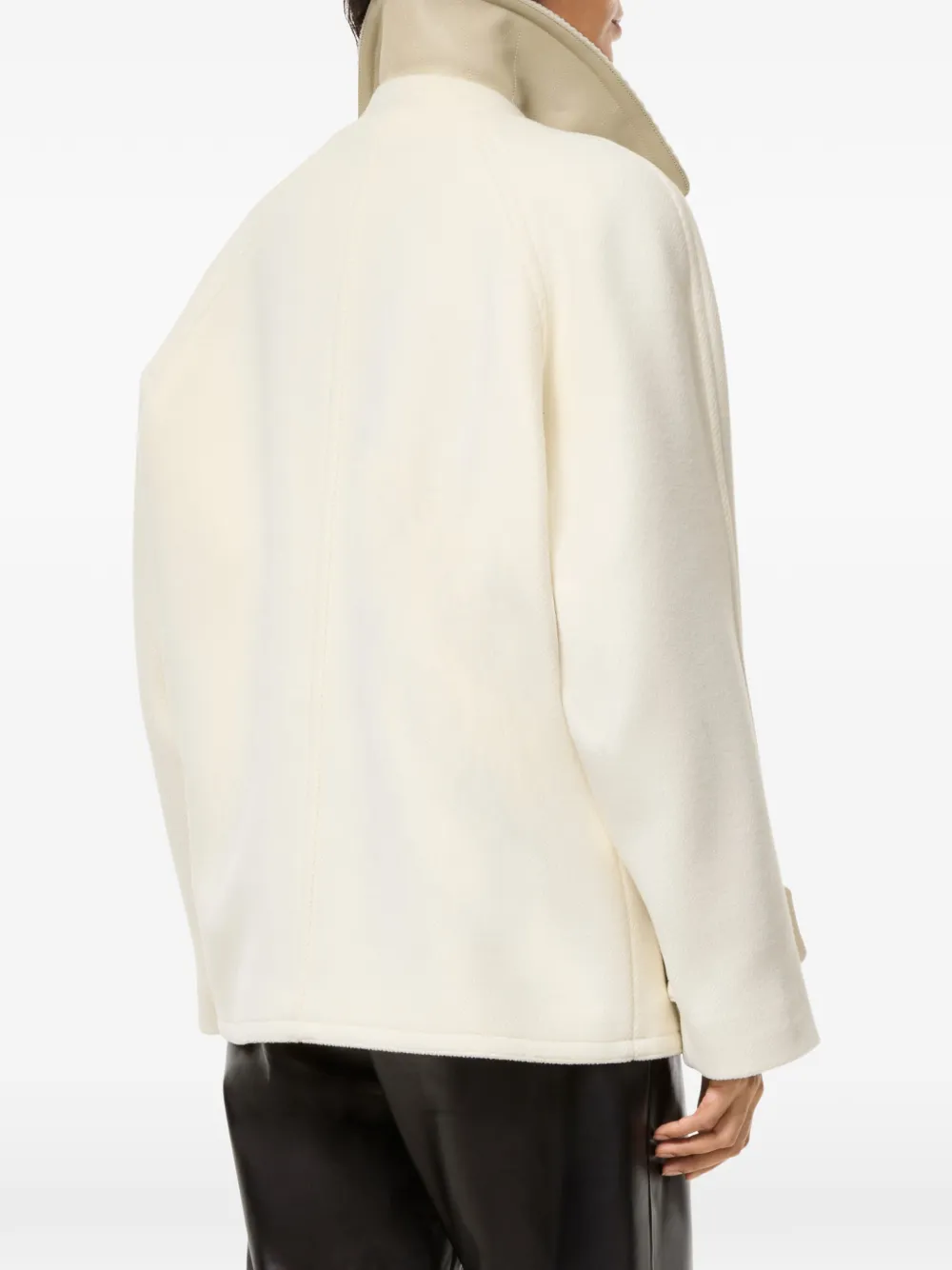 Burberry wool blend pea coat Beige