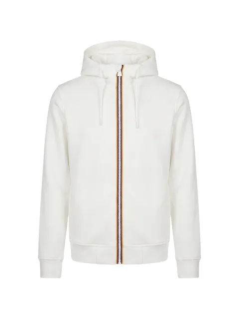 K-Way Rainer logo-patch zip-up hoodie
