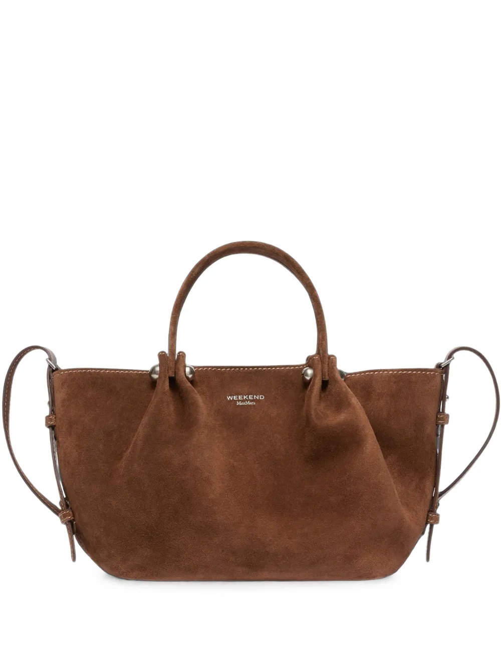 Weekend Max Mara suede leather shoulder bag