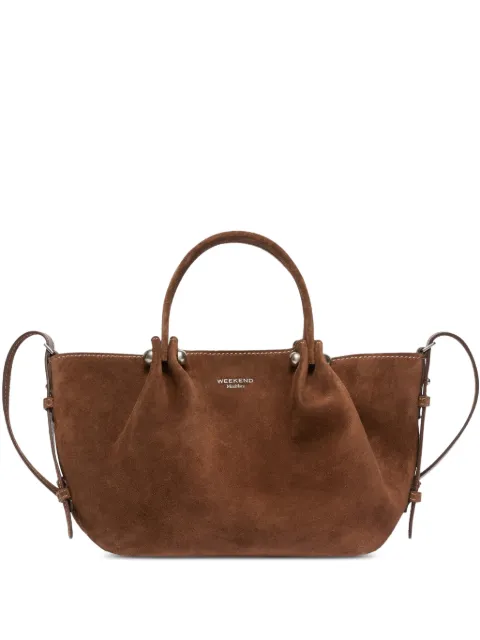 Weekend Max Mara suede leather shoulder bag