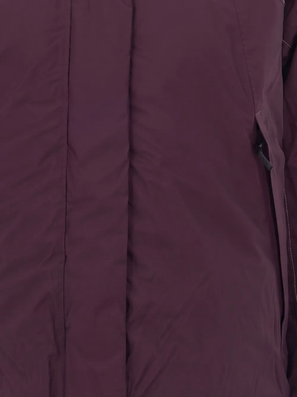 The North Face Gewatteerd jack met capuchon Paars
