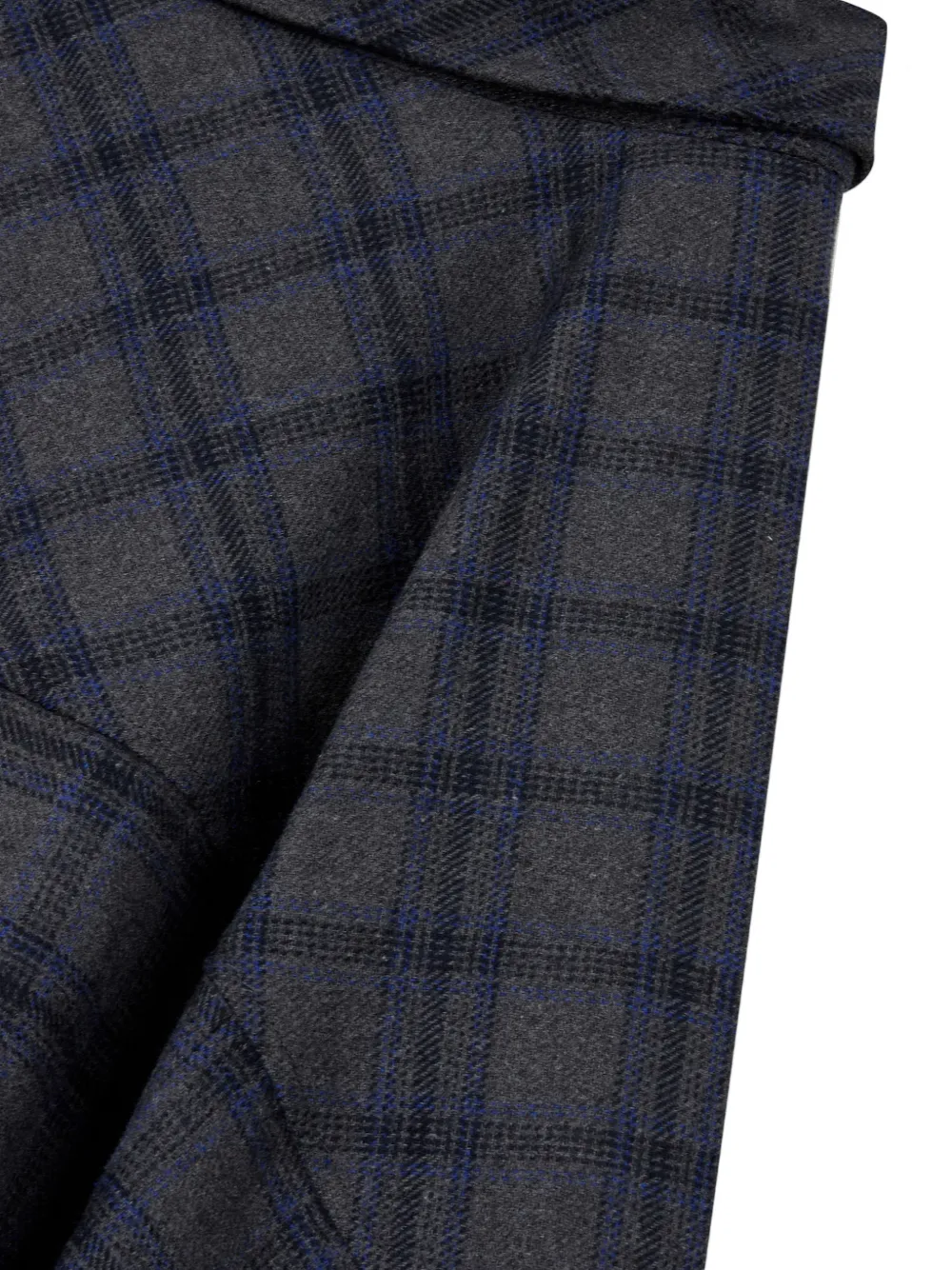 TOMBOY check-pattern button-down skirt Grijs