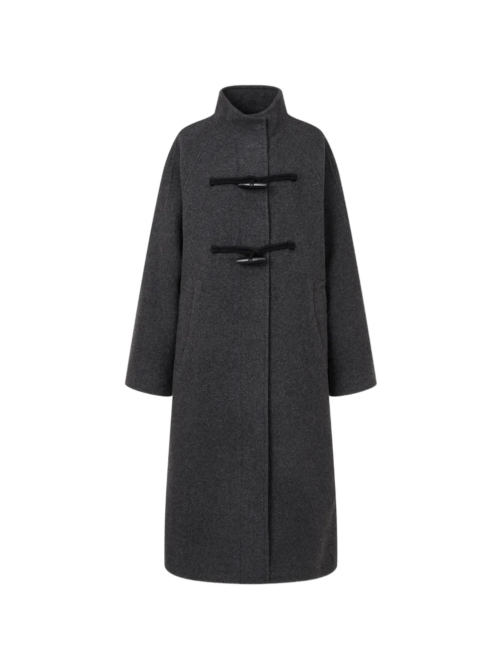 TOMBOY toggle-fastening raglan-sleeve coat - Grau