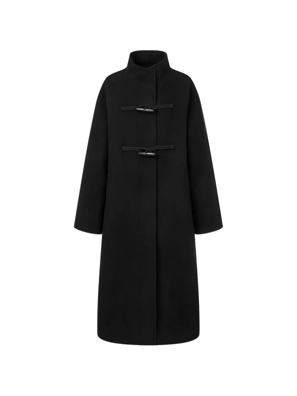 TOMBOY manteau à fermeture brandebourg et col cheminée - Noir TOMBOY manteau à fermeture brandebourg et col cheminée - Noir