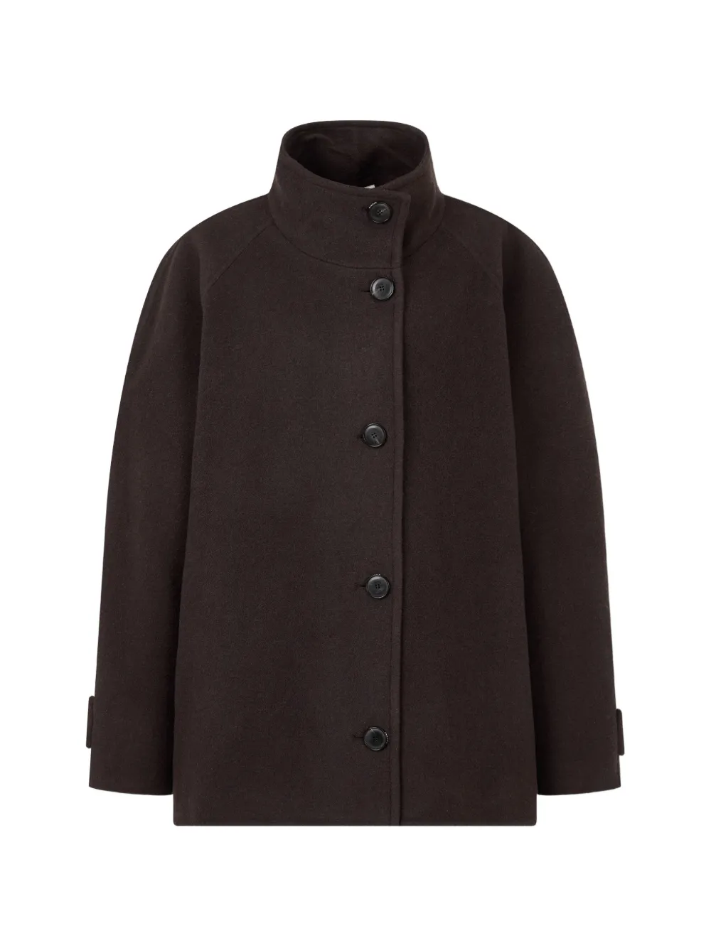 TOMBOY button-up single-breasted coat - Marrone