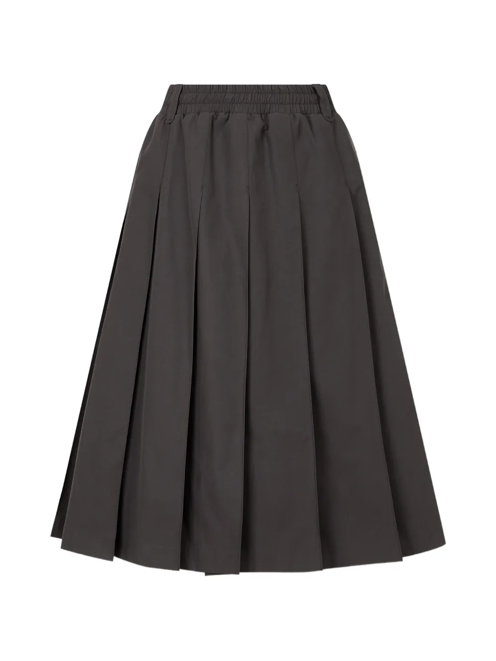 TOMBOY pleated elasticated-waist midi skirt Grijs