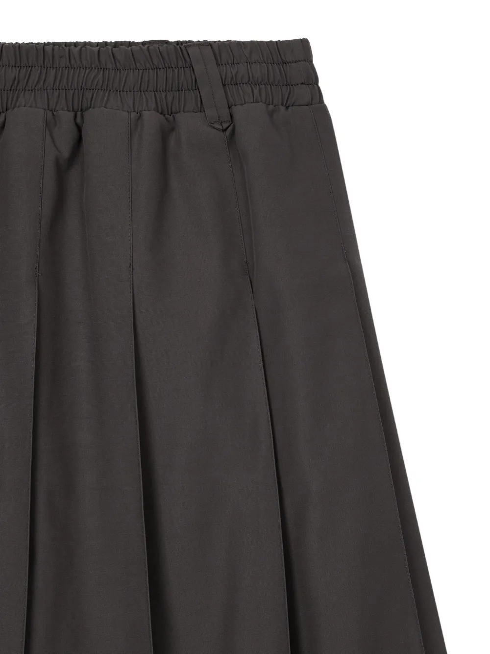 TOMBOY pleated elasticated-waist midi skirt Grijs