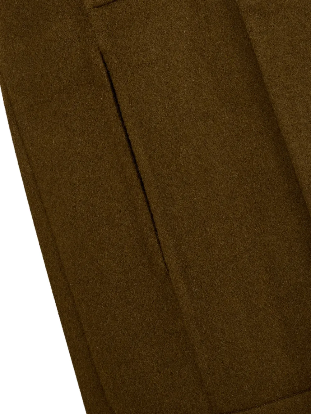 TOMBOY belted shawl-lapel coat Bruin