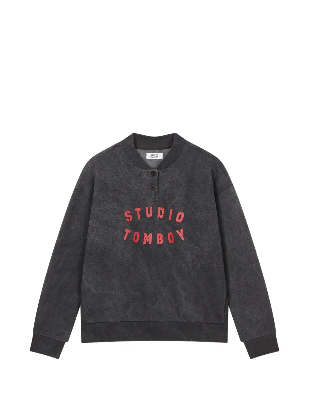 TOMBOY logo-print sweatshirt Grijs