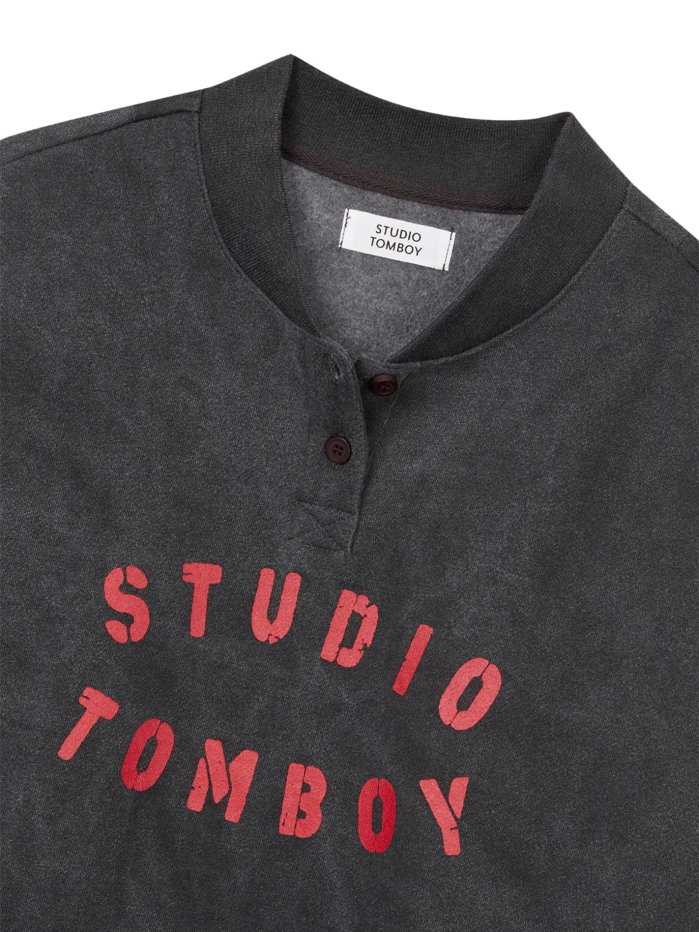 TOMBOY logo-print sweatshirt Grijs