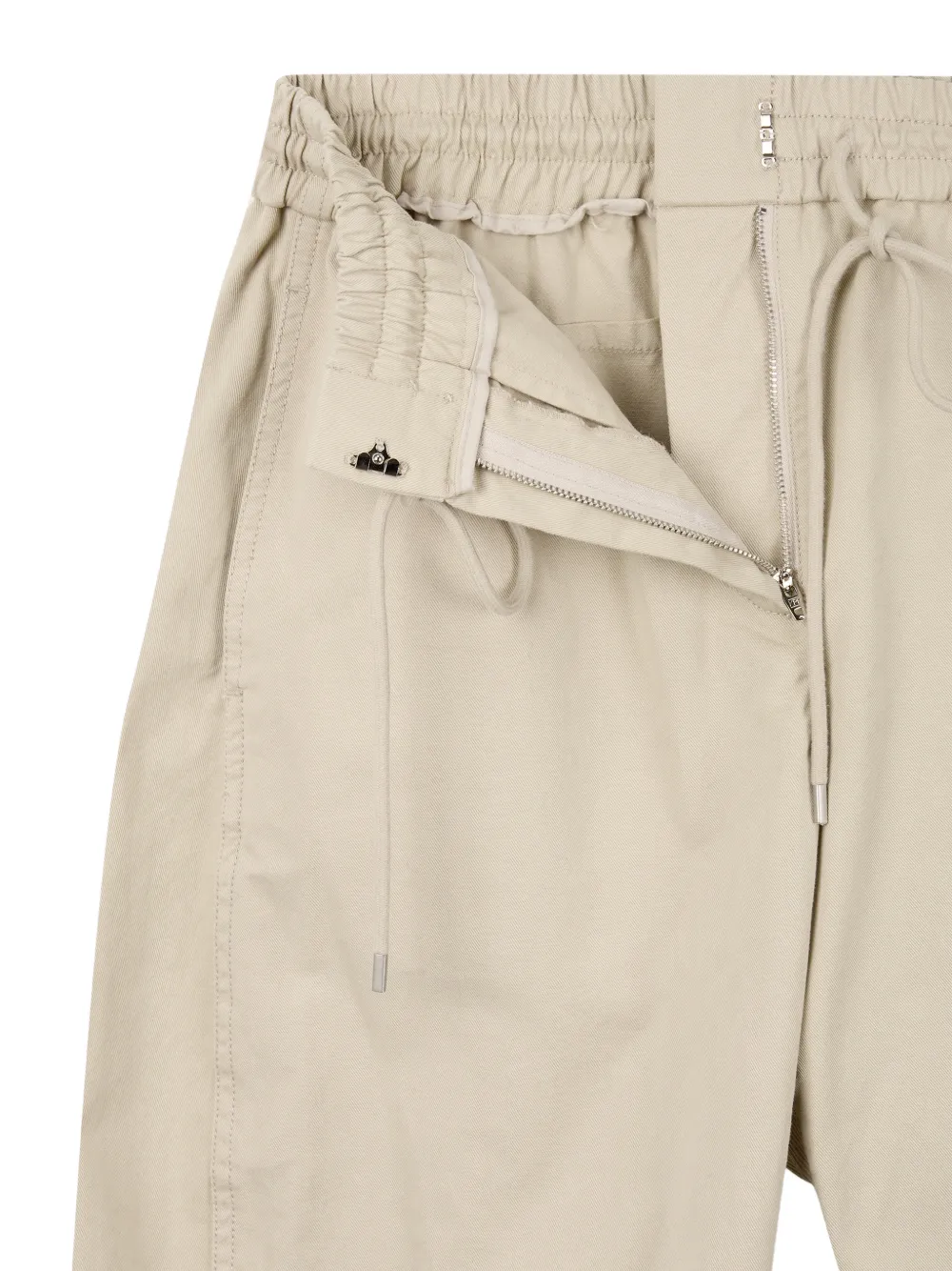 TOMBOY drawstring elasticated-waist trousers Beige