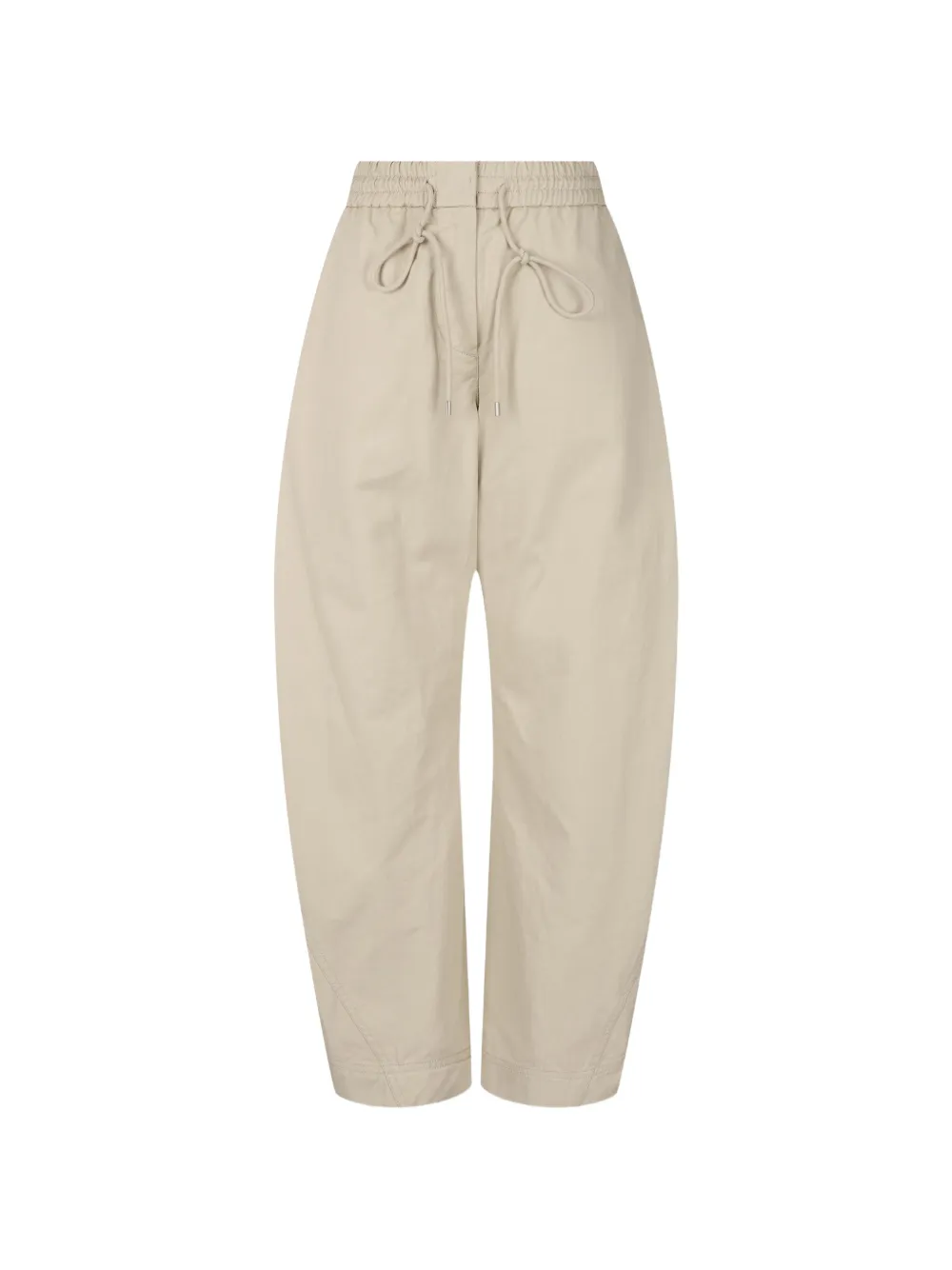 TOMBOY drawstring elasticated-waist trousers - Toni neutri