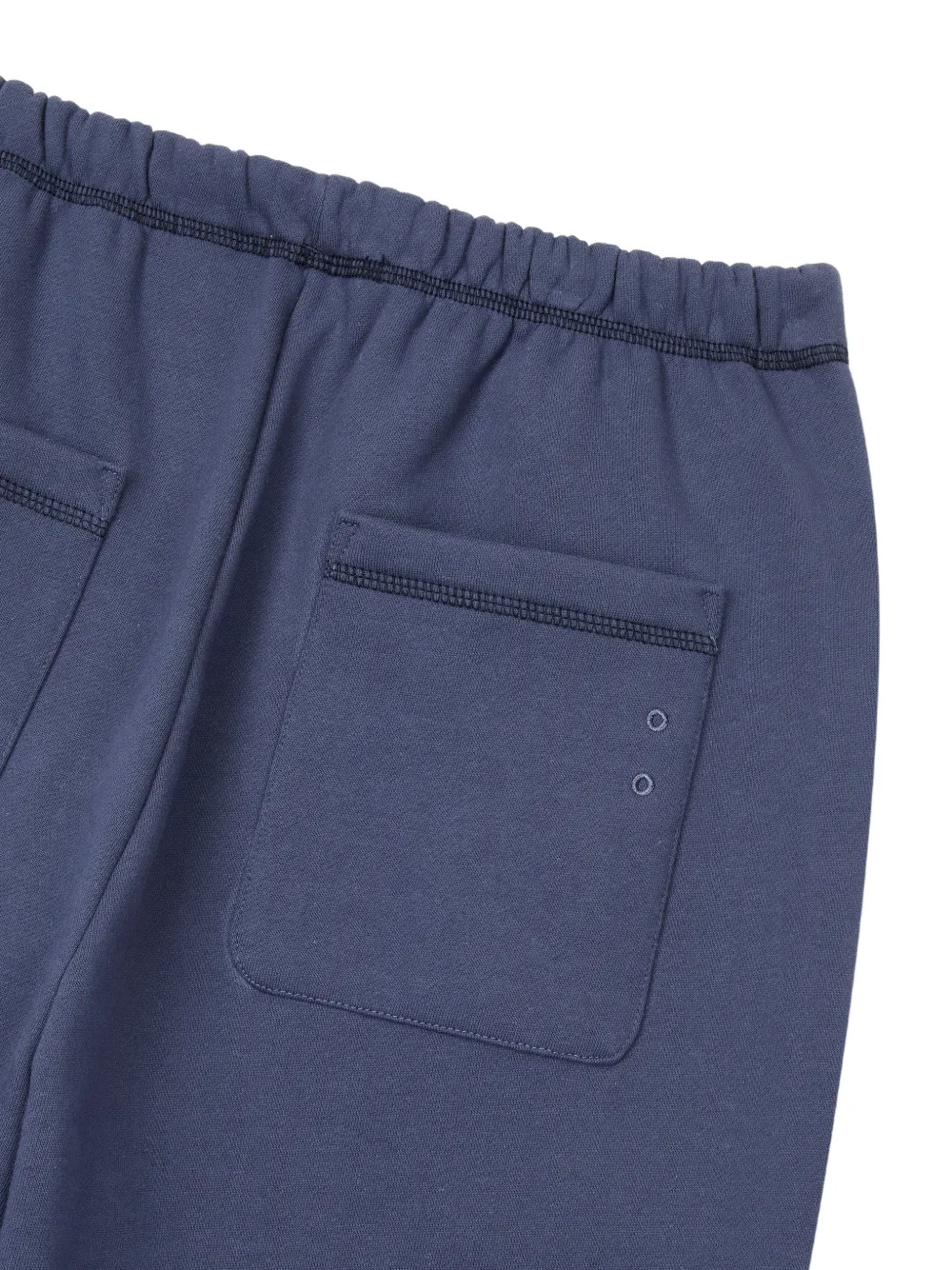 TOMBOY elasticated-waistband straight-leg trousers Blauw