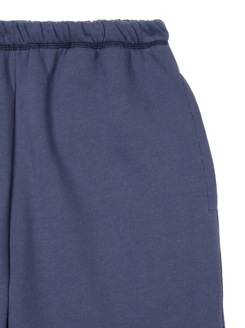 TOMBOY elasticated-waistband straight-leg trousers Blauw