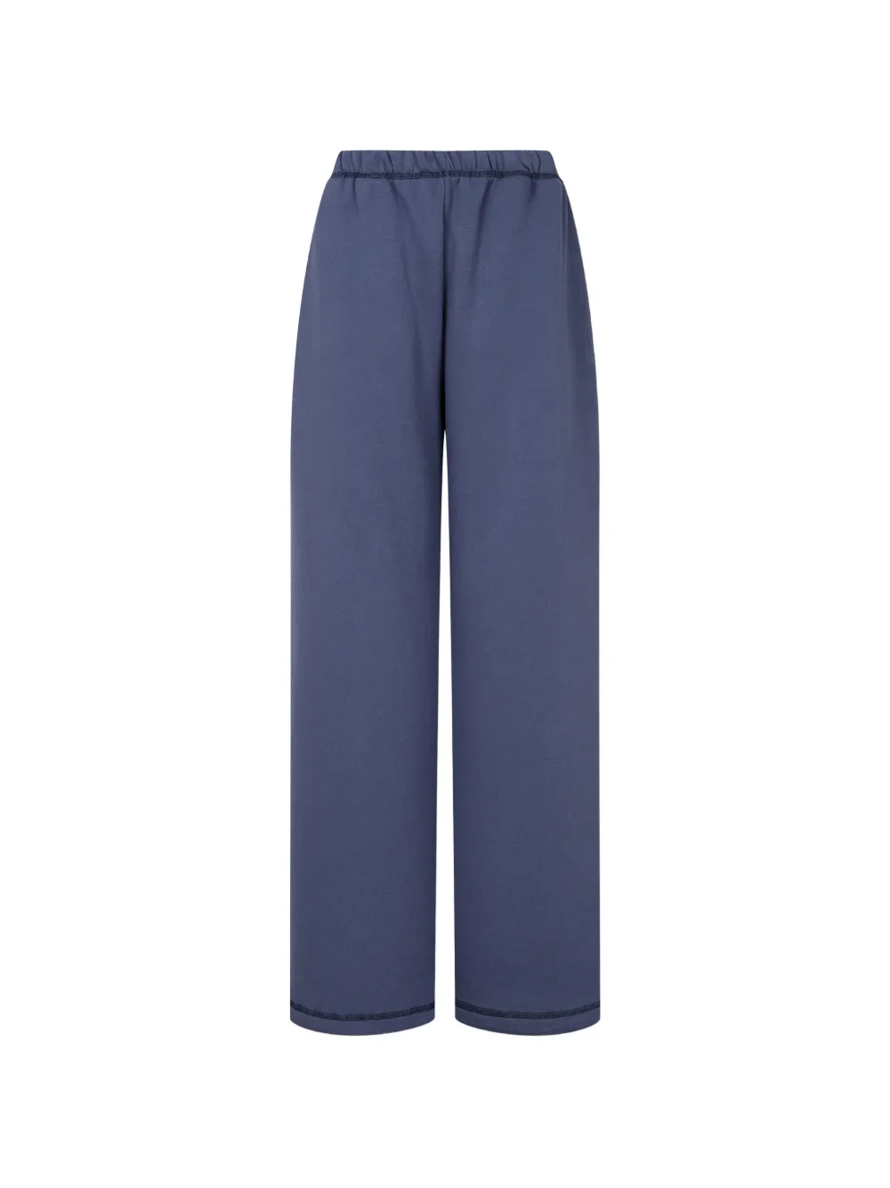 TOMBOY elasticated-waistband straight-leg trousers - Blau