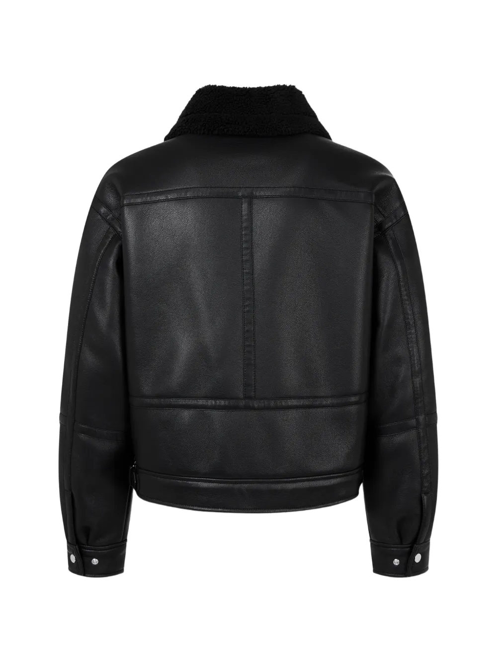TOMBOY faux-leather jacket Zwart