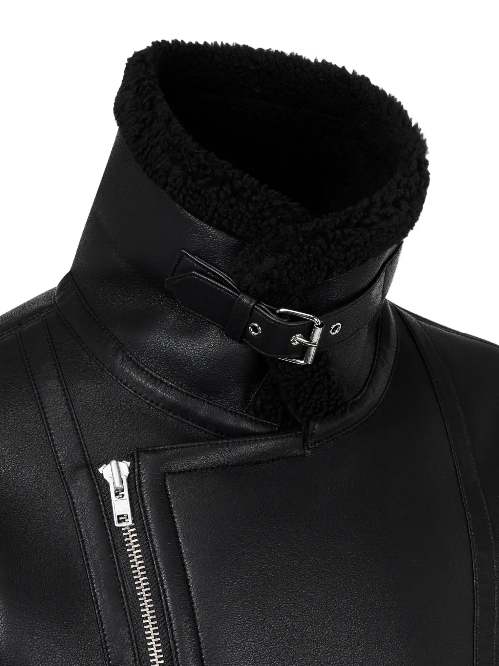 TOMBOY faux-leather jacket Zwart
