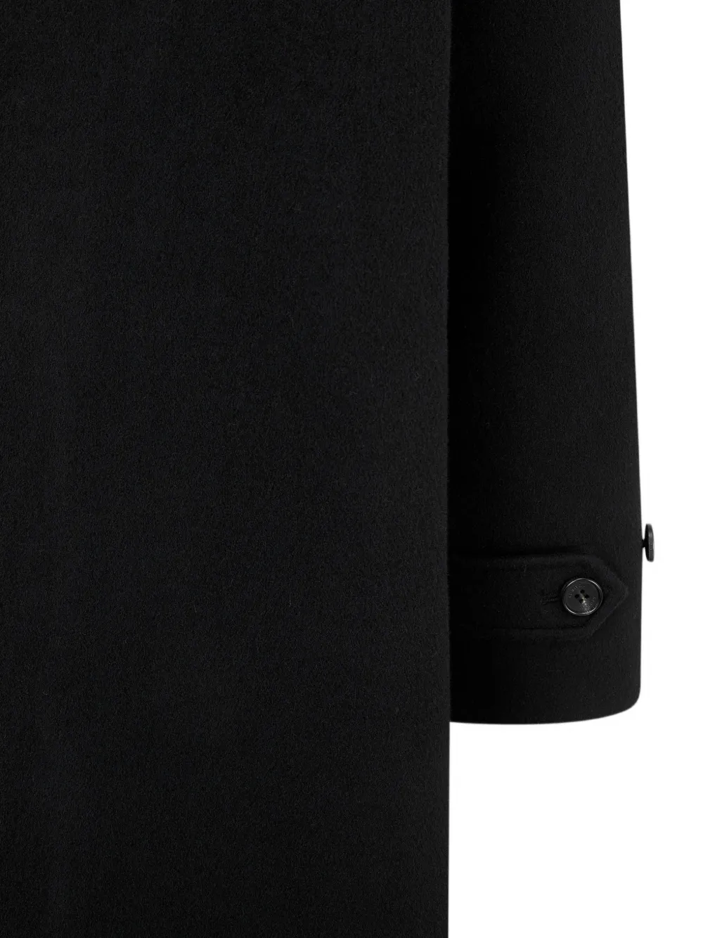 TOMBOY oversized Balmacaan jas Zwart