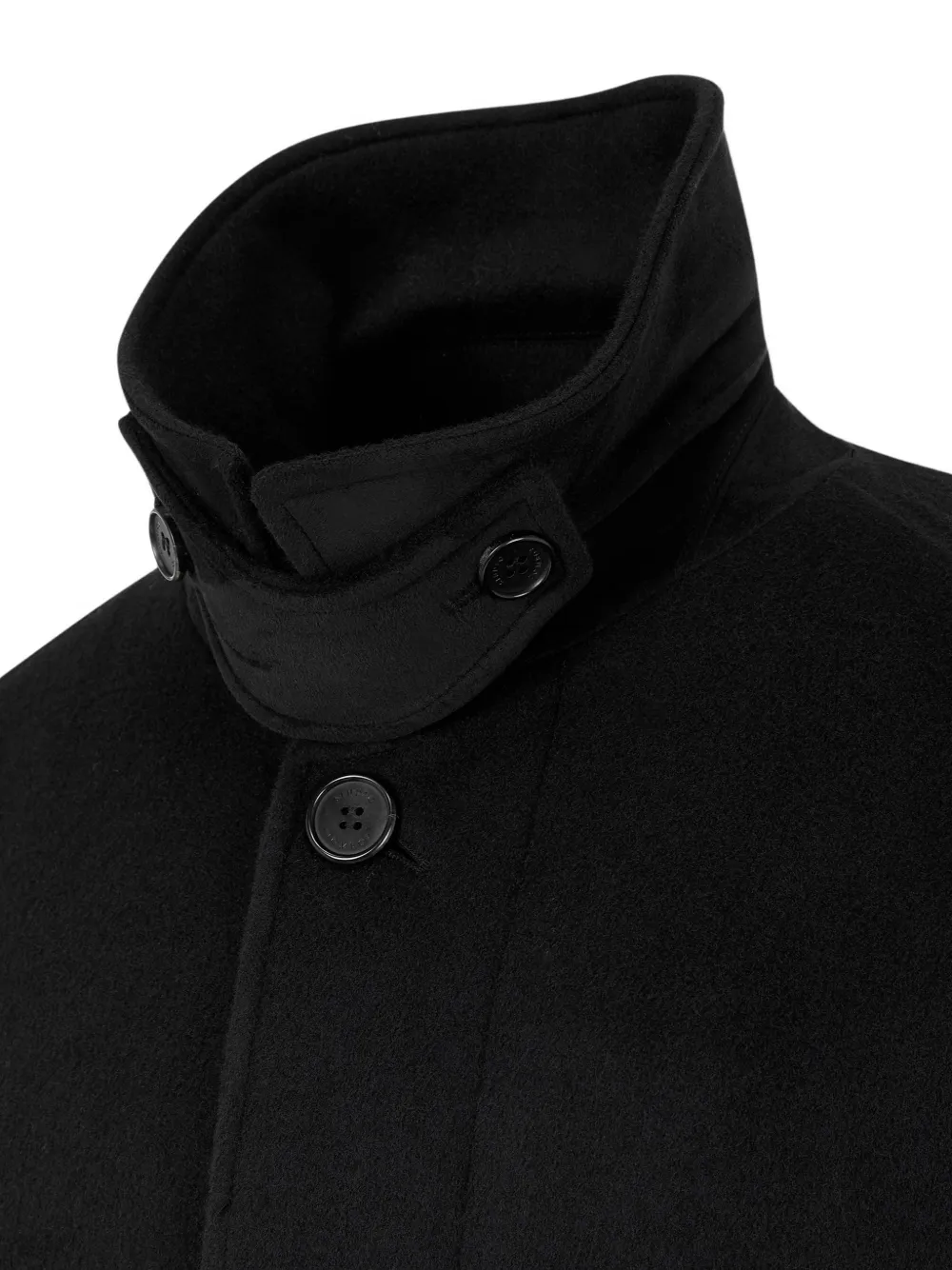 TOMBOY oversized Balmacaan jas Zwart