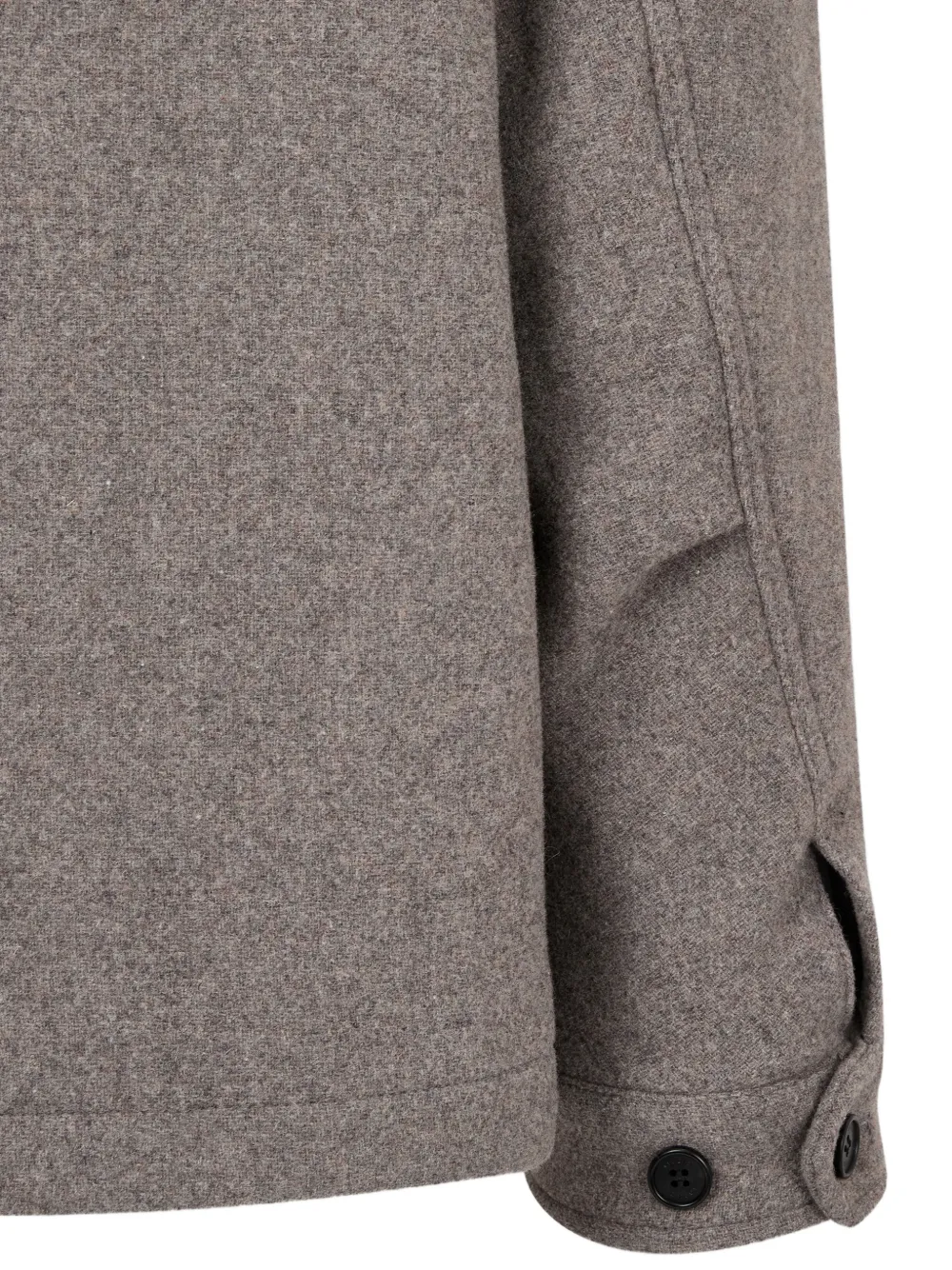 TOMBOY Jack met rits-detail en drukknoopsluiting Grijs
