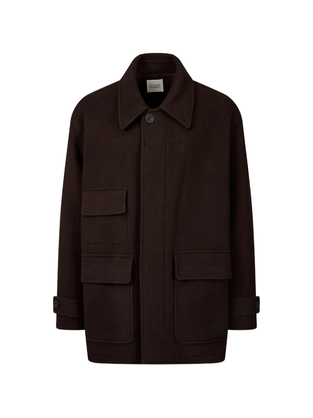TOMBOY multi-pocket coat - Marron TOMBOY multi-pocket coat - Marron