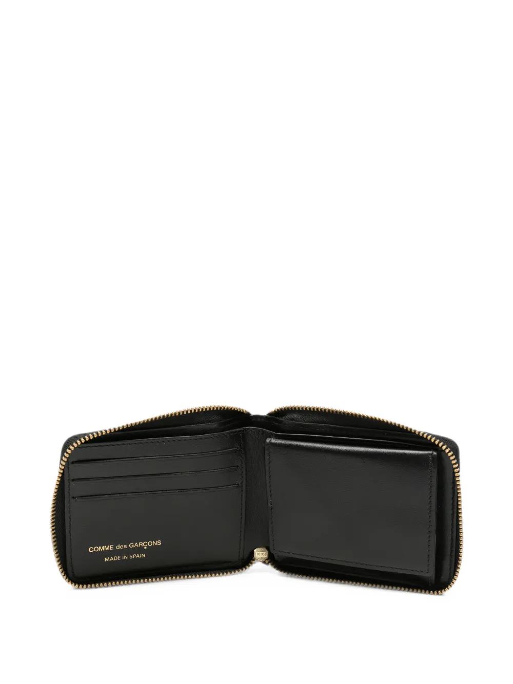 Comme Des Garçons Wallet Leren portemonnee Zwart