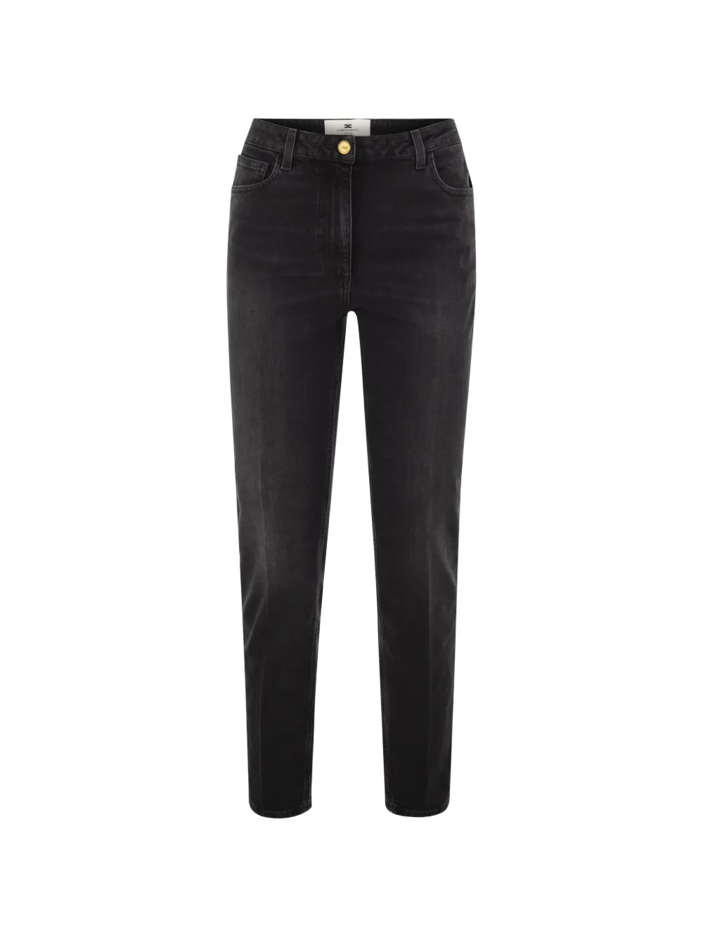 Elisabetta Franchi high-waisted slim-fit jeans - Nero