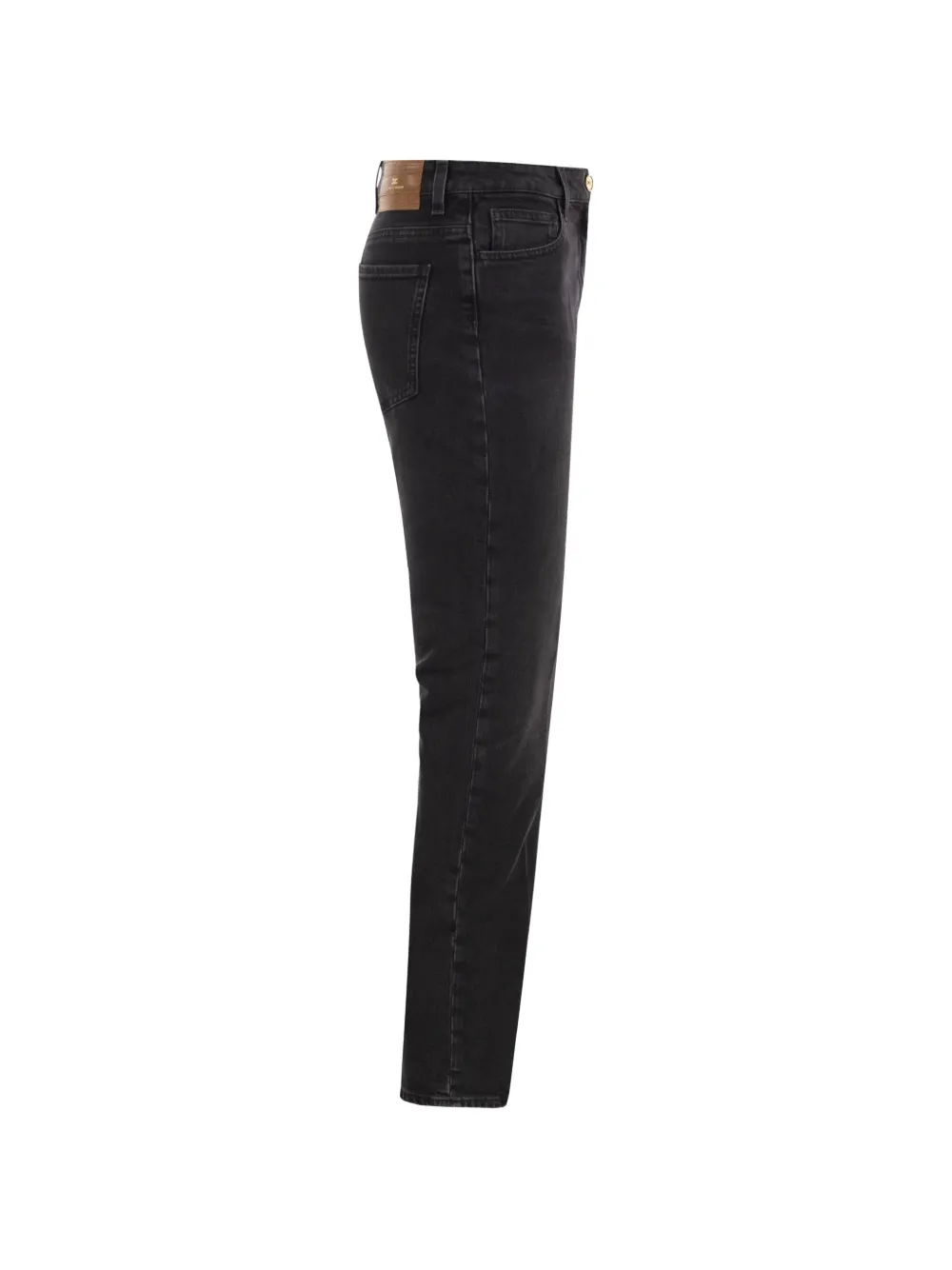 Elisabetta Franchi High waist jeans Zwart
