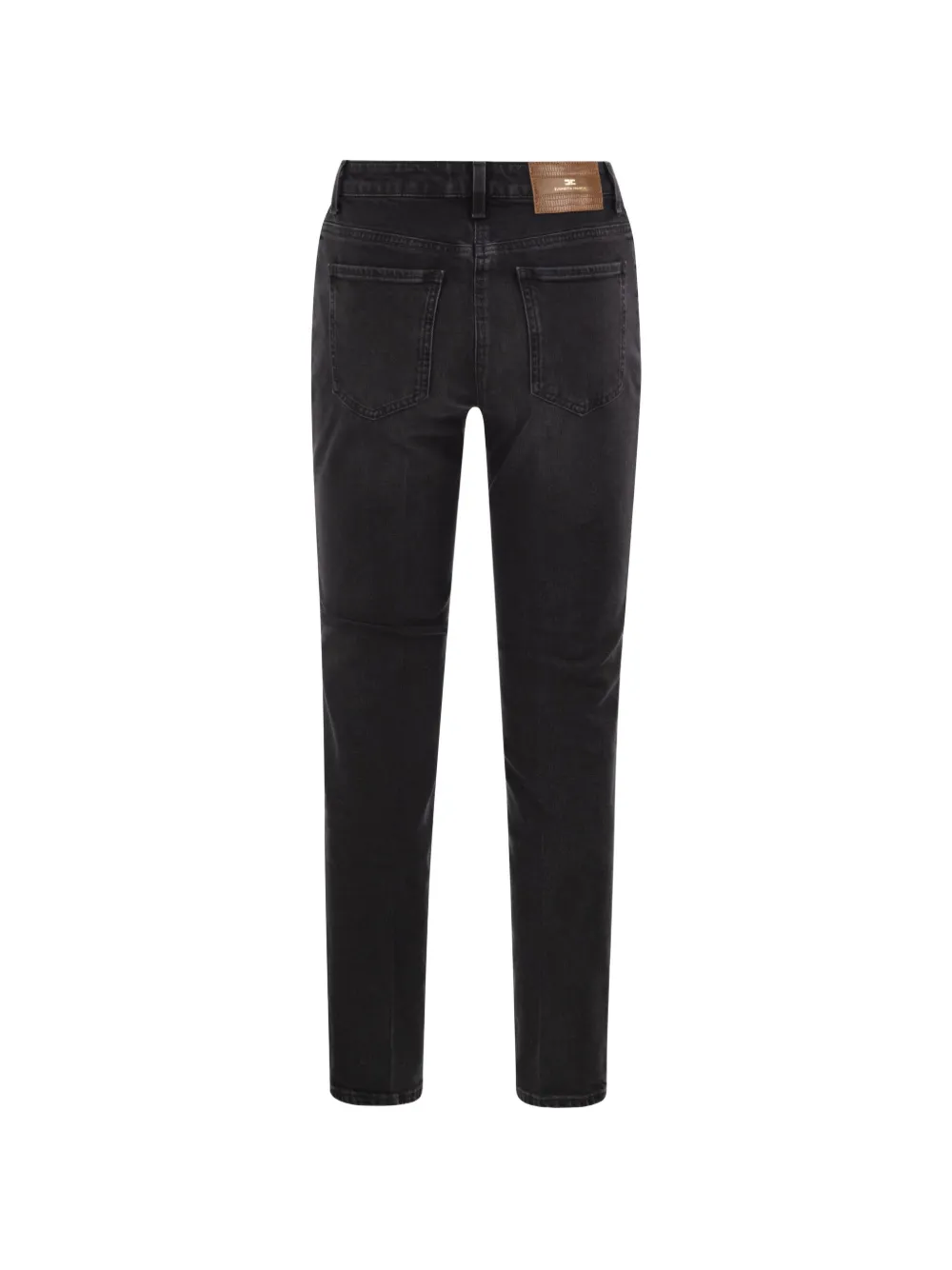 Elisabetta Franchi High waist jeans Zwart