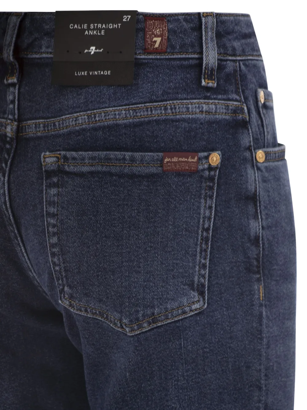 7 For All Mankind Calie straight jeans Blauw