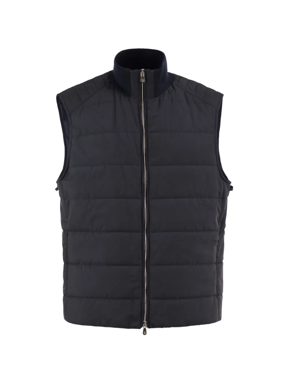 Brunello Cucinelli removable-gilet single-breasted wool blazer Blauw