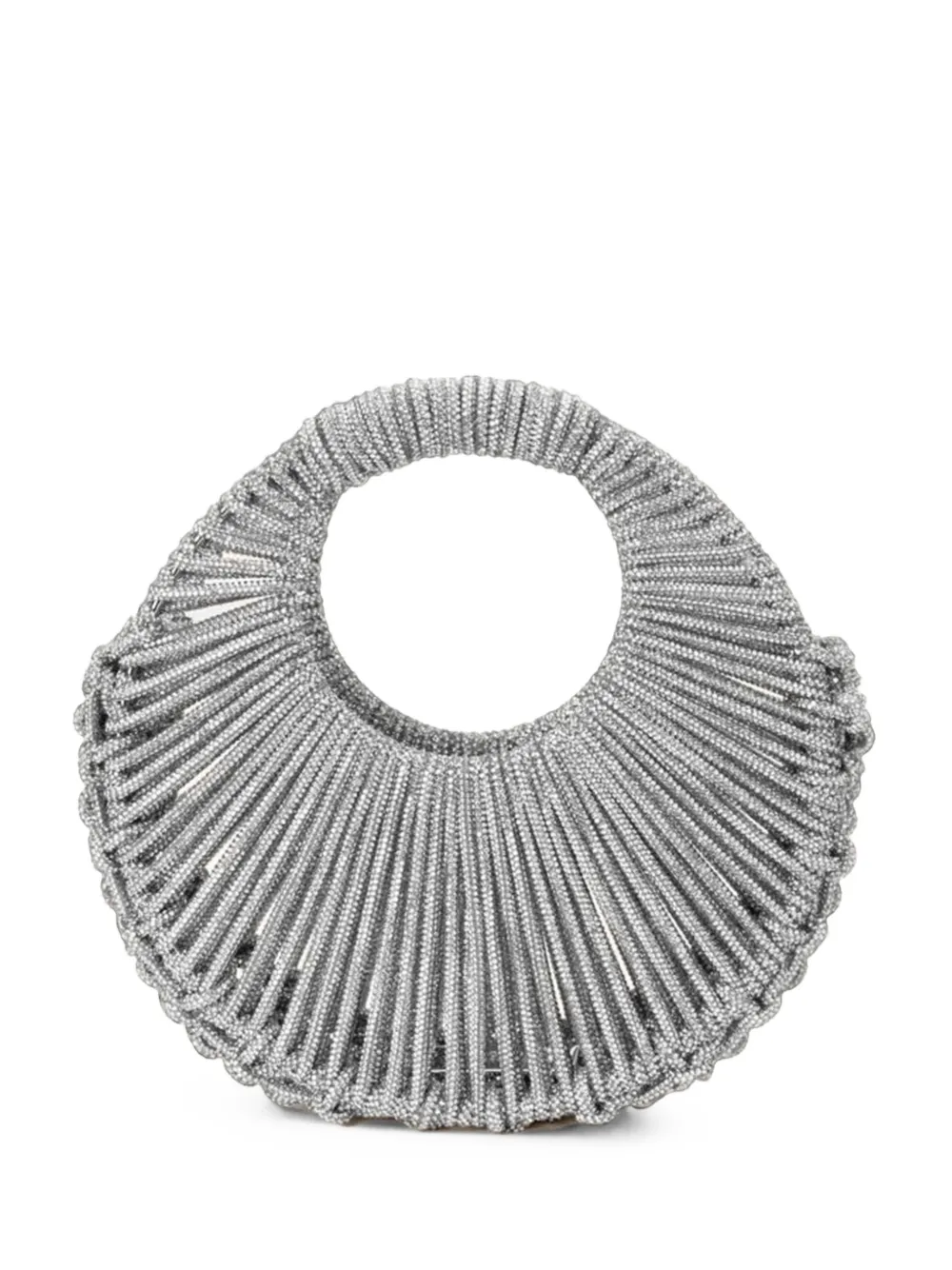 Hibourama Jaya crystal-embellished woven shoulder bag