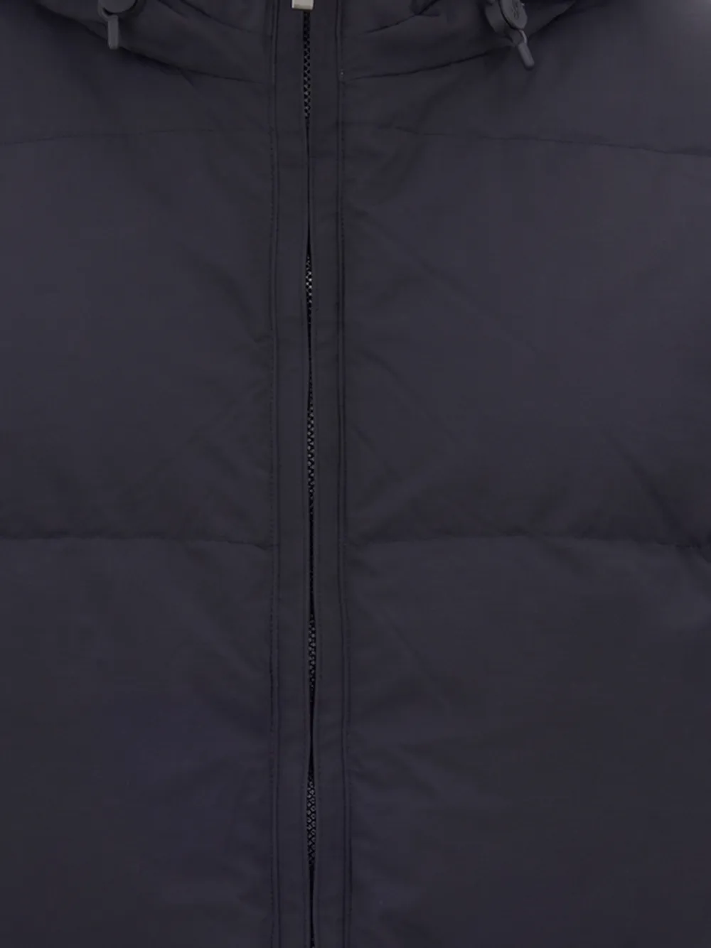 K-Way Donna quilted hooded jacket Zwart