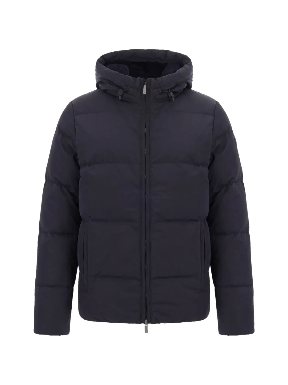 K-Way Donna quilted hooded jacket - Nero