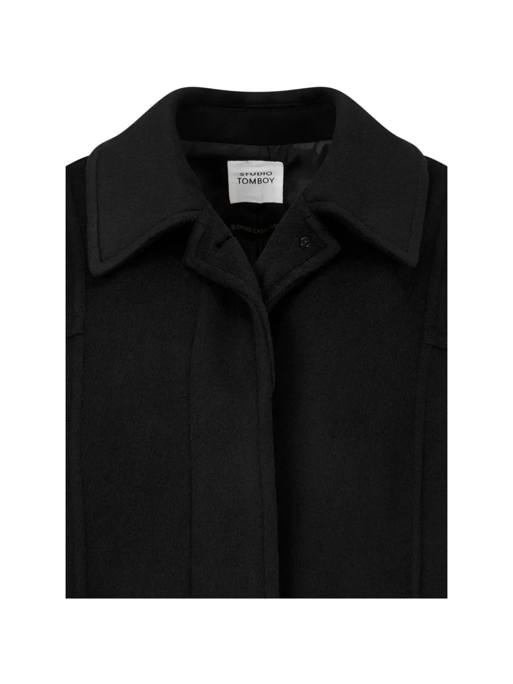TOMBOY patch-pocket coat Zwart