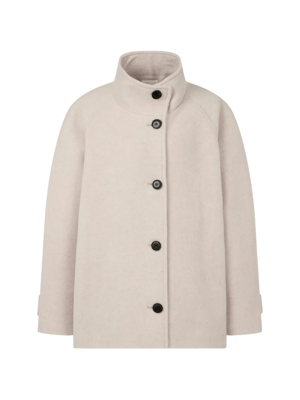 TOMBOY high-neck raglan-sleeve jacket - Toni neutri