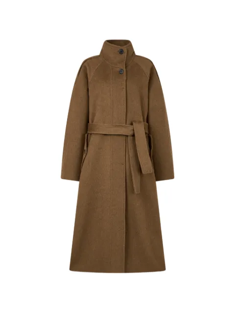 TOMBOY belted high-neck coat