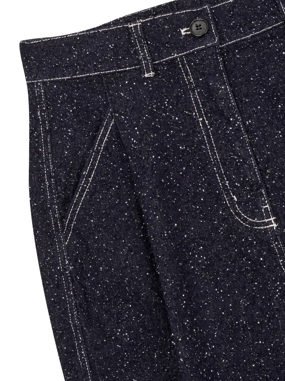 TOMBOY flecked-effect jeans Blauw